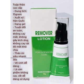 Gel tháo mi chính hãng không cay tháo mi nhanh 15g/140k/1tup