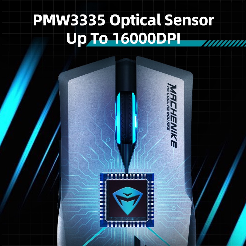 Chuột không dây Hai MacheNike M7 Gen 2 M721 / M722 16000DPI PMW3335