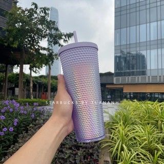 [Chính hãng] Ly Starbucks Studded Iridescent Purple 710ml