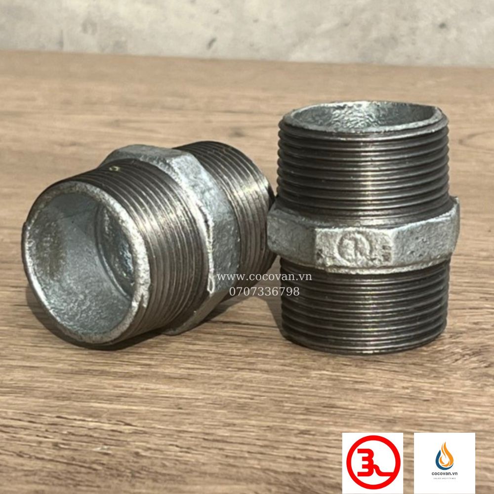 Hai đầu ren mạ kẽm  jianzhi 21mm đến 42mm