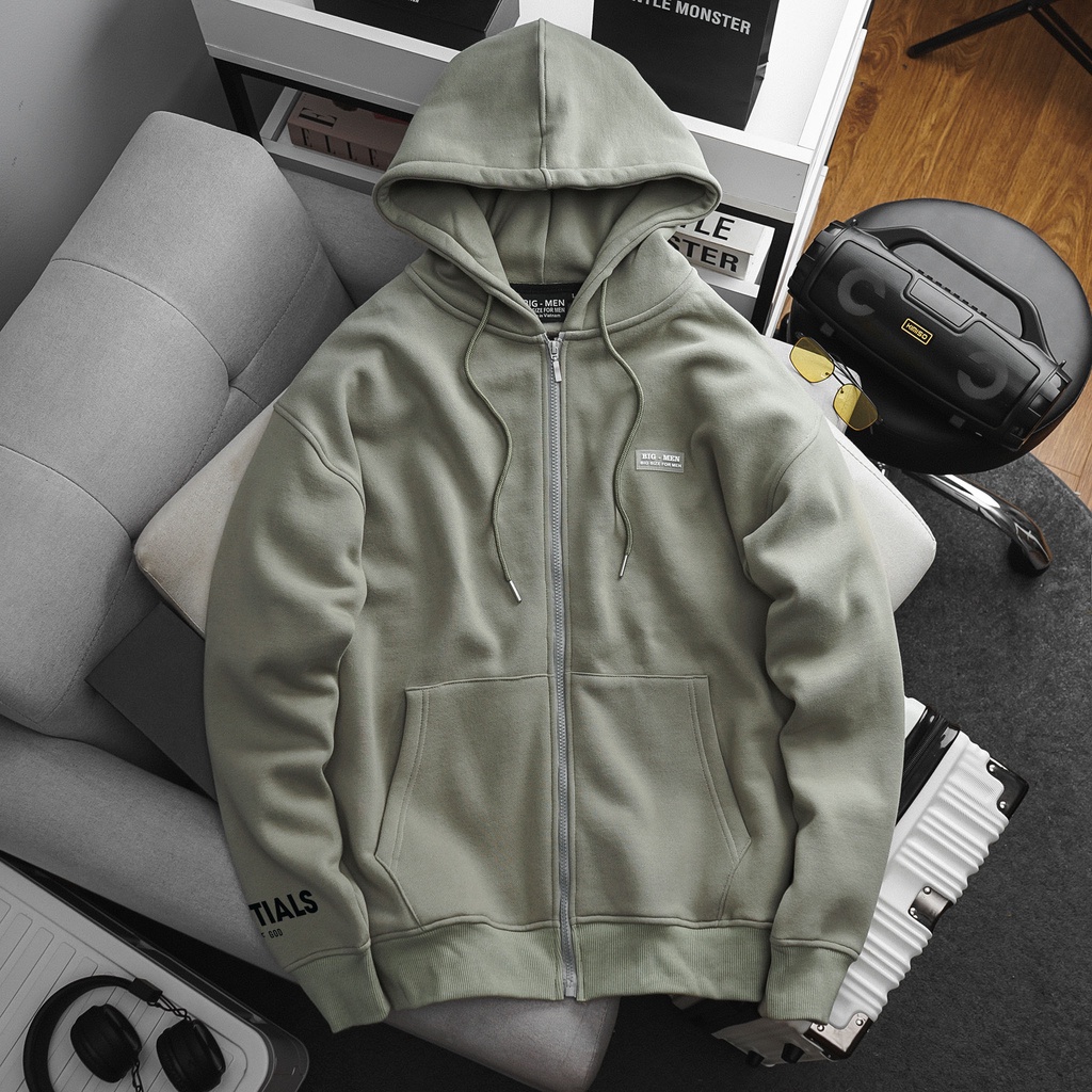 Bigsize Áo khoác nỉ bigsize nam in hình đẹp 80-130kg