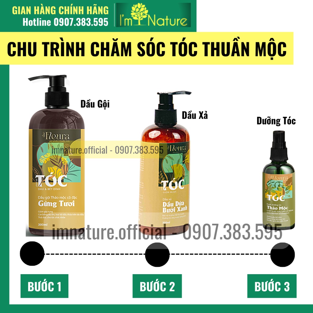 Xịt Dưỡng Tóc Thảo Mộc Ngăn Rụng Tóc Kích Mọc Tóc Làm Sạch Da Đầu Xịt Thơm Tóc THE FLEURA