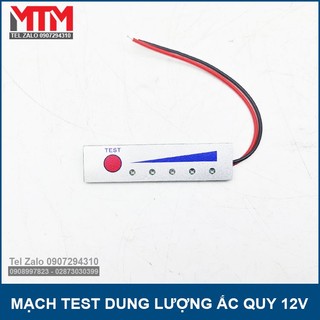 Mạch test dung lượng bình ắc quy 12V