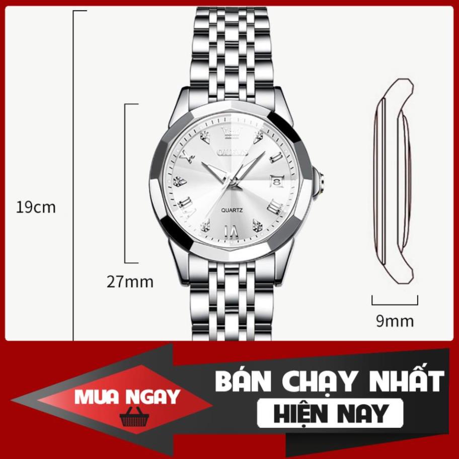 [TOP SALE] OLEVS 9931 Đồng hồ nữ chính hãng Dây đeo bằng thép không gỉ Lịch có chức năng phát sáng Chống thấm nước | BigBuy360 - bigbuy360.vn