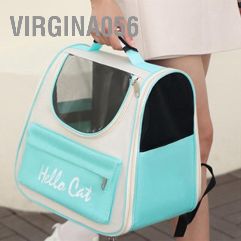 Có thể bán buôn Balo đựng mèo vật nuôi Không gian rộng rãi không thấm nước Túi mèo di động có tay cầm cho chó con Virgina056 Hàng giao ngay