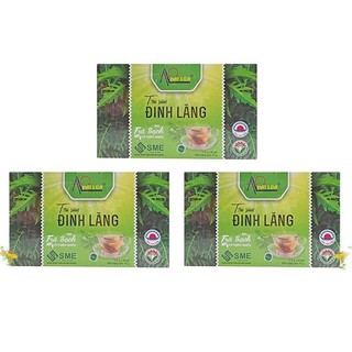 Trà Sâm Đinh Lăng(trà túi lọc) [Hai Lúa - Phú Qưới ]hộp 30 gói