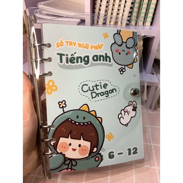 Sổ lò xo còng sắt Tiếng Anh 6-12