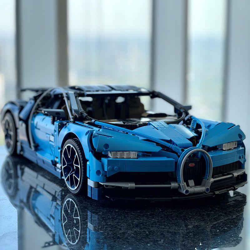 Urchin Toys**Đồ Chơi Lắp Ráp Tương Thích Mô Hình Siêu Xe Lamborghini V12 Mô Hình Siêu Xe Thể Thao Bugatti Đồ Chơi
