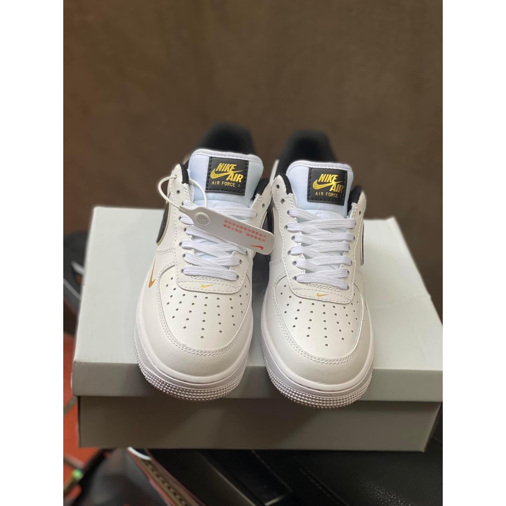 Giày Thể Thao Nam Nữ 𝗡𝗶𝗸𝗲 𝗔𝗶𝗿 𝗙𝗼𝗿𝗰𝗲 𝟭 - Sneaker 𝗡𝗶𝗸𝗲 𝐀𝐅𝟏 Vàng Đen Nam Nữ Cổ Thấp Full Box