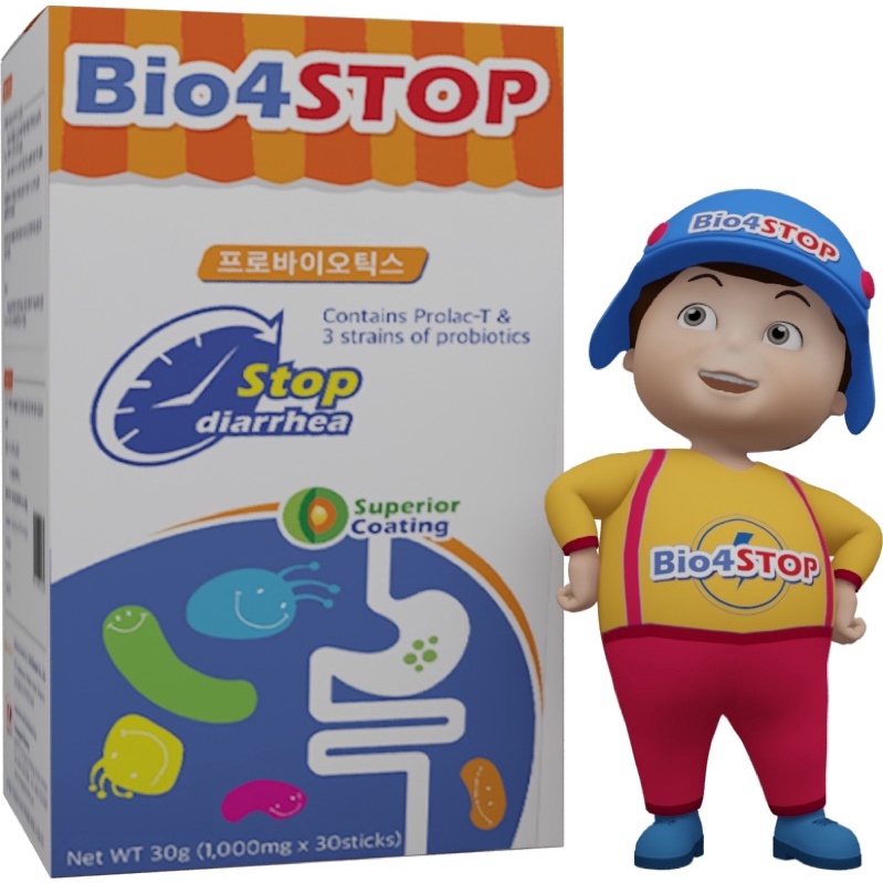 Bio4STOP - Men vi sinh giúp bé tiêu hóa tốt - giảm táo bón, tiêu chảy,phân sống