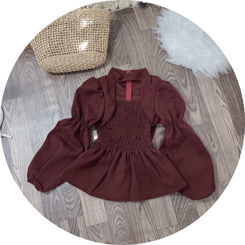 ÁO NHÚN THÂN, CỔ KIỂU SIÊU XINH