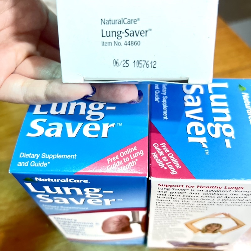 Viên uống bổ phổi NaturalCare Lung Saver Mỹ 60 viên