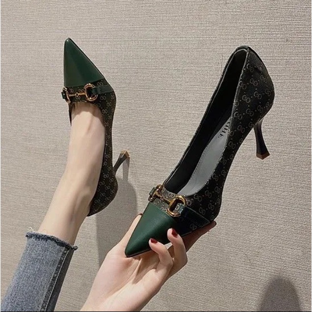 Giày Cao Gót Mũi Nhọn Thời Trang Thanh Lịch Dành Cho Nữ