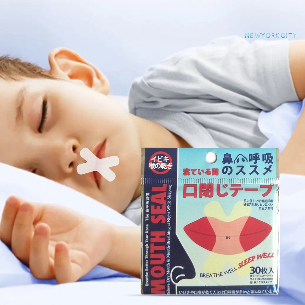 Bộ 30 Miếng Dán Mũi Chống Trượt Tự Dính Chăm Sóc Sức Khỏe Khi Ngủ