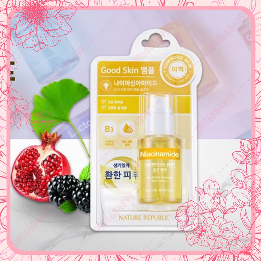 Tinh chất dưỡng sáng, mờ thâm, làm đều màu da ⭐ Good Skin Niacinamide Ampoule 30ml