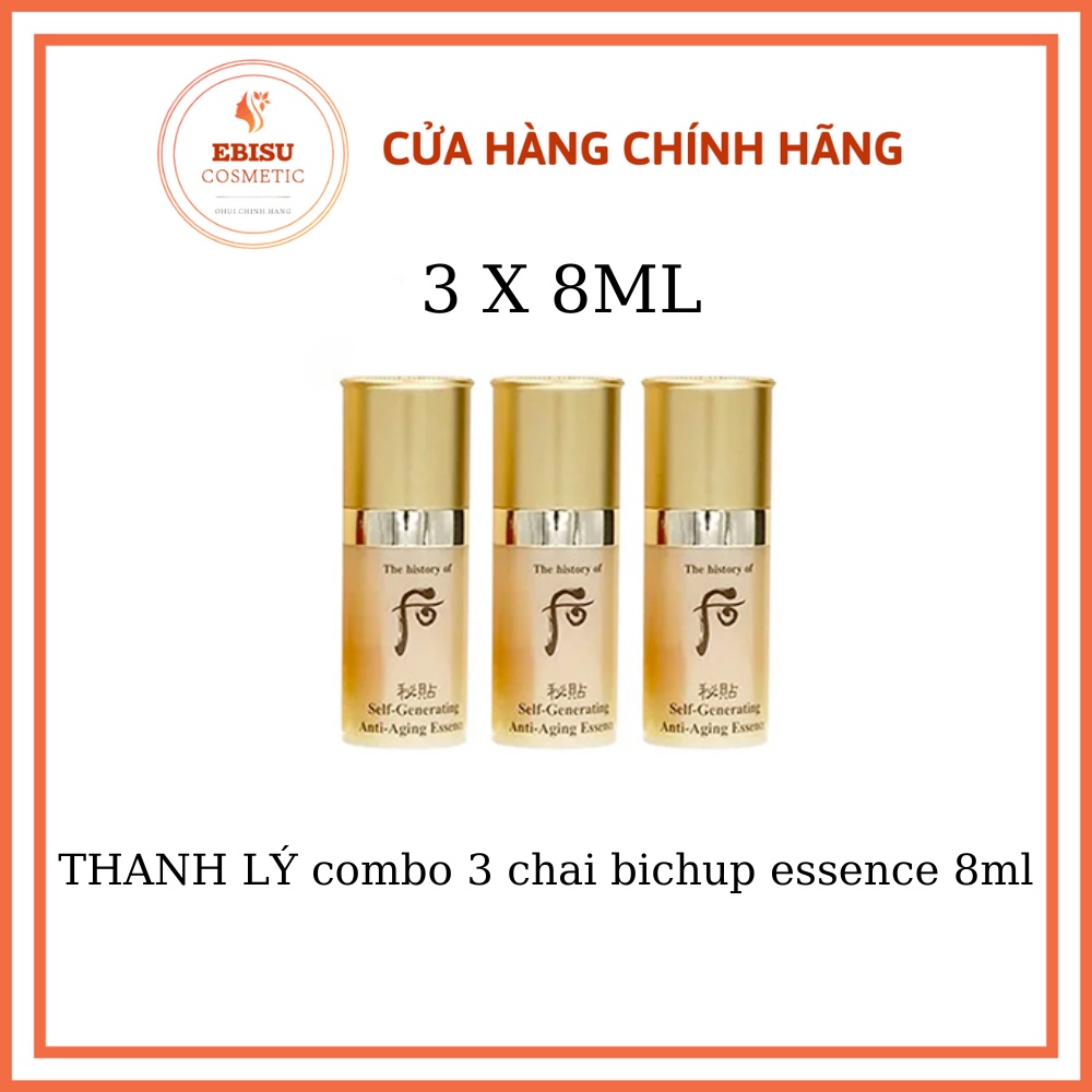 THANH LÝ combo 3 chai bichup essence 8ml_𝑬𝑩𝑰𝑺𝑼 𝑪𝑶𝑺𝑴𝑬𝑻𝑰𝑪