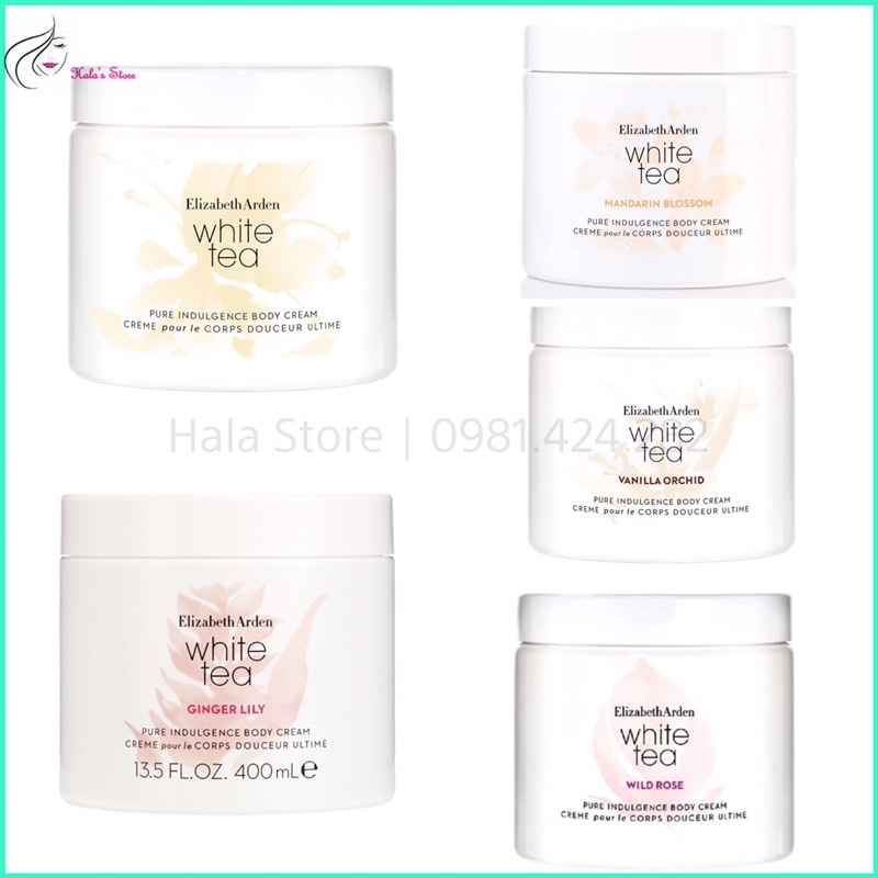 Kem dưỡng thể nước hoa cao cấp Elizabeth Arden White Tea Pure Indulgence Body Cream 400ml