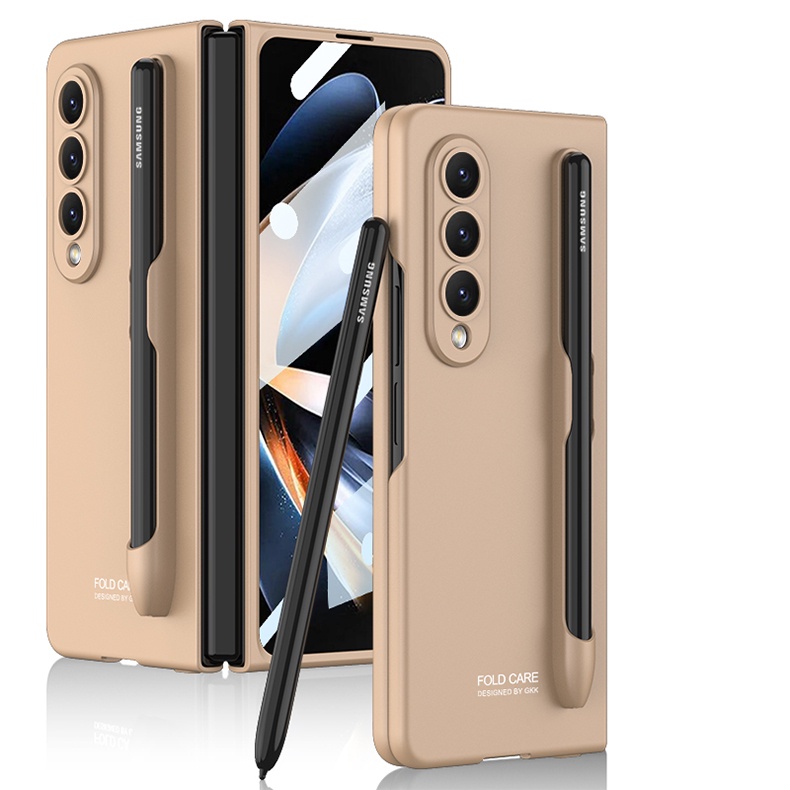 Ốp Điện Thoại Siêu Mỏng Có Ngăn Đựng Bút Cho Samsung Galaxy Z FOLD 4 3