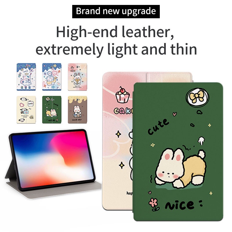 For Samsung Galaxy Tab A 10.1 (2016) SM-T580 SM-T585 10.1 inch Cute Cartoon Series PU Leather Case Fashion Tablet Protective Cover Anime Pattern Flip Stand Casing