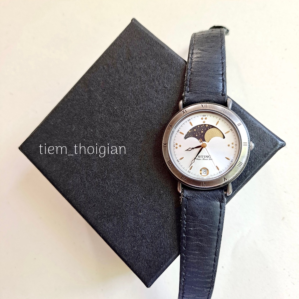 Đồng hồ SI Nhật - Nam/Nữ - STING CASIO họa tiết trăng sao độc lạ