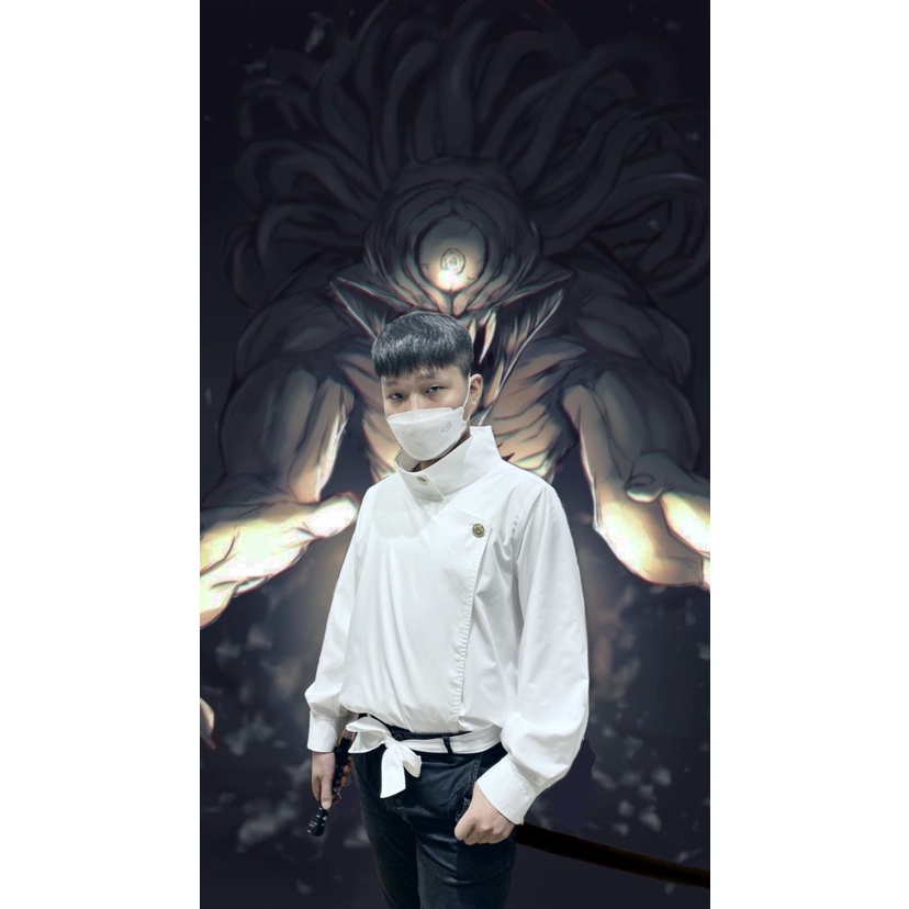 Áo Okkotsu Yuta 2 lớp cao cổ form chuẩn unisex nam nữ