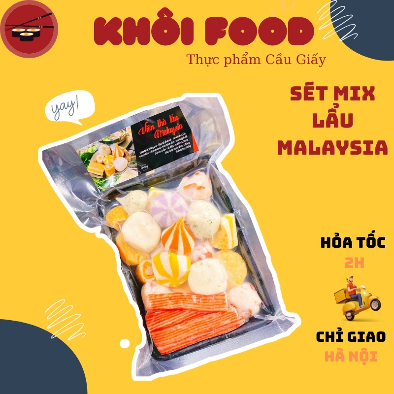Viên thả lẩu Malaysia đủ các loại viên siêu ngon (500gr)