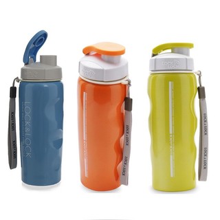 Bình nước thể thao thép không gỉ Lock&Lock 550ml màu Orange/Sky Blue/Yellow