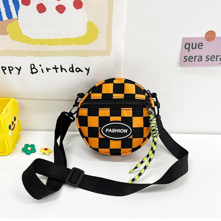 PVN55430 Túi Đeo Chéo Mini Hình Tròn Họa Tiết Kẻ Sọc Dành Cho Bé Trai Và Bé Gái Giá Rẻ