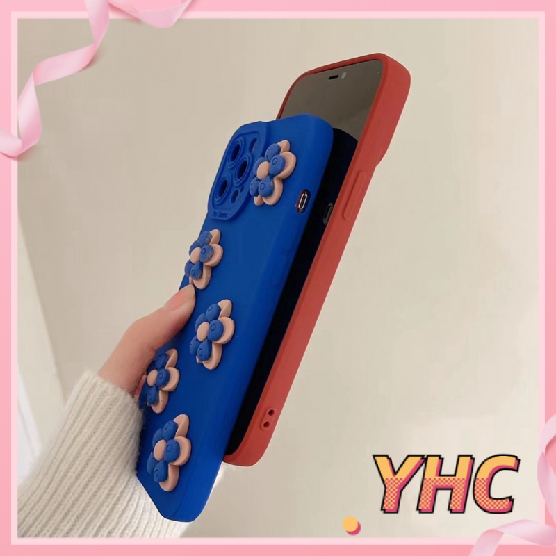 Ốp Điện Thoại Hình Hoa 3D Cho iPhone 6 / 6S / 6splus / se / 7 / 7plus / 8 / 8plus / X / xs / xsmax / 11 / 12 / 13 / 14 / Cộng Với / pro / pro max-077