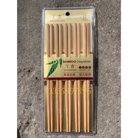 ĐŨA TRE Xuất Khẩu Nhật an toàn vệ sinh vỉ 10 đôi