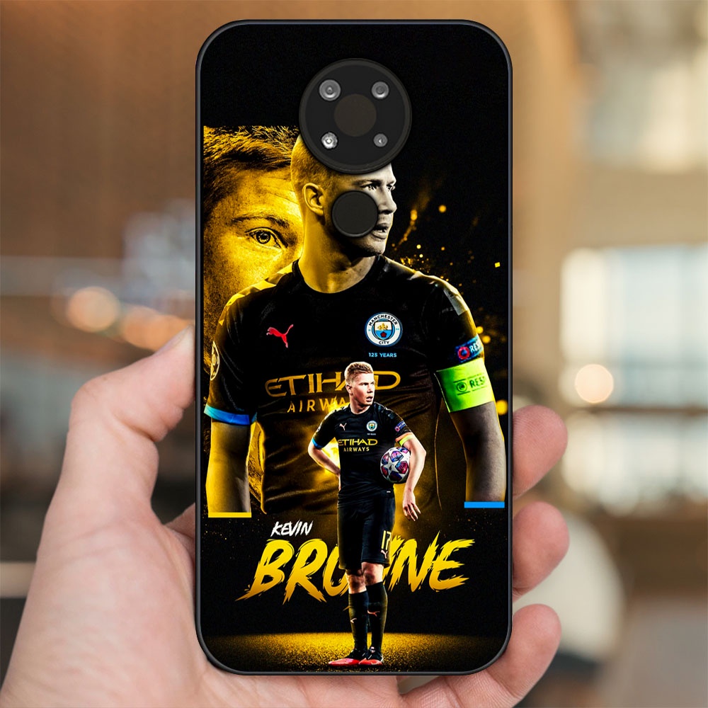 Ốp lưng Nokia 3.4 viền đen in hình Kevin De Bruyne Manchester City MC