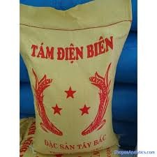 Bao 10kg gạo mới tám điện biên mới