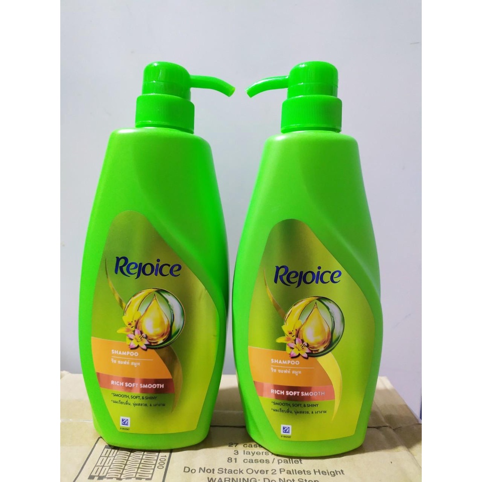 1 Thùng 6 Chai Dầu Gội Rejoyce Thái Lan 600ml suôn mềm mượt