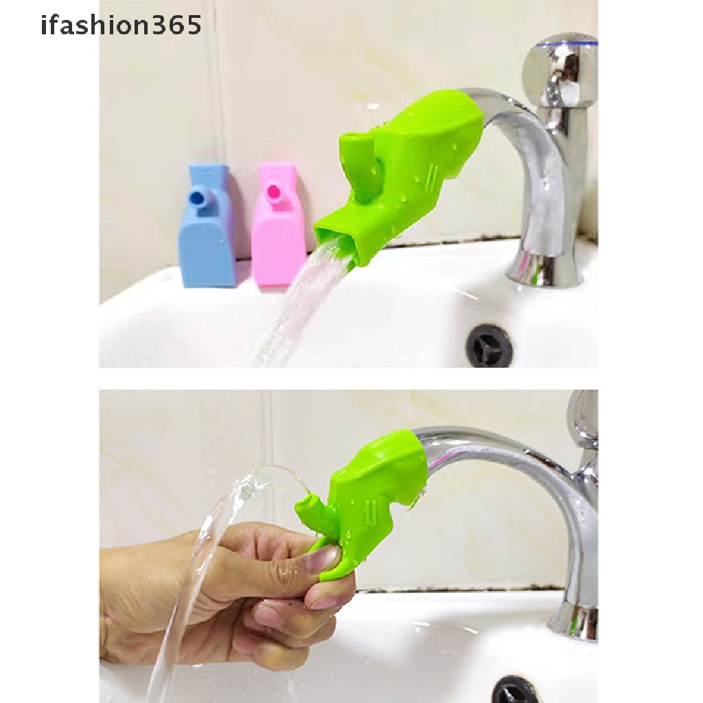 Dụng Cụ Nối Dài Vòi Nước Bằng Silicon Độ Co Giãn Cao Thời Trang ifashion365 Dành Cho Trẻ Em / Phòng Tắm