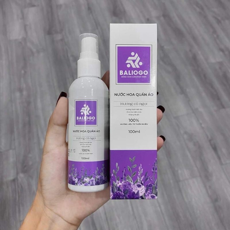 Xịt Thơm Quần Áo Baliogo 100ml