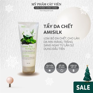 Tẩy da chết Amisilk dịu nhẹ cho da - hàng chính hãng Hàn Quốc , sử dụng cho cả mặt và body