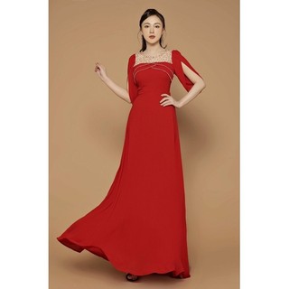 Đầm dạ hội đỏ quý phái. Hàng TK cao cấp