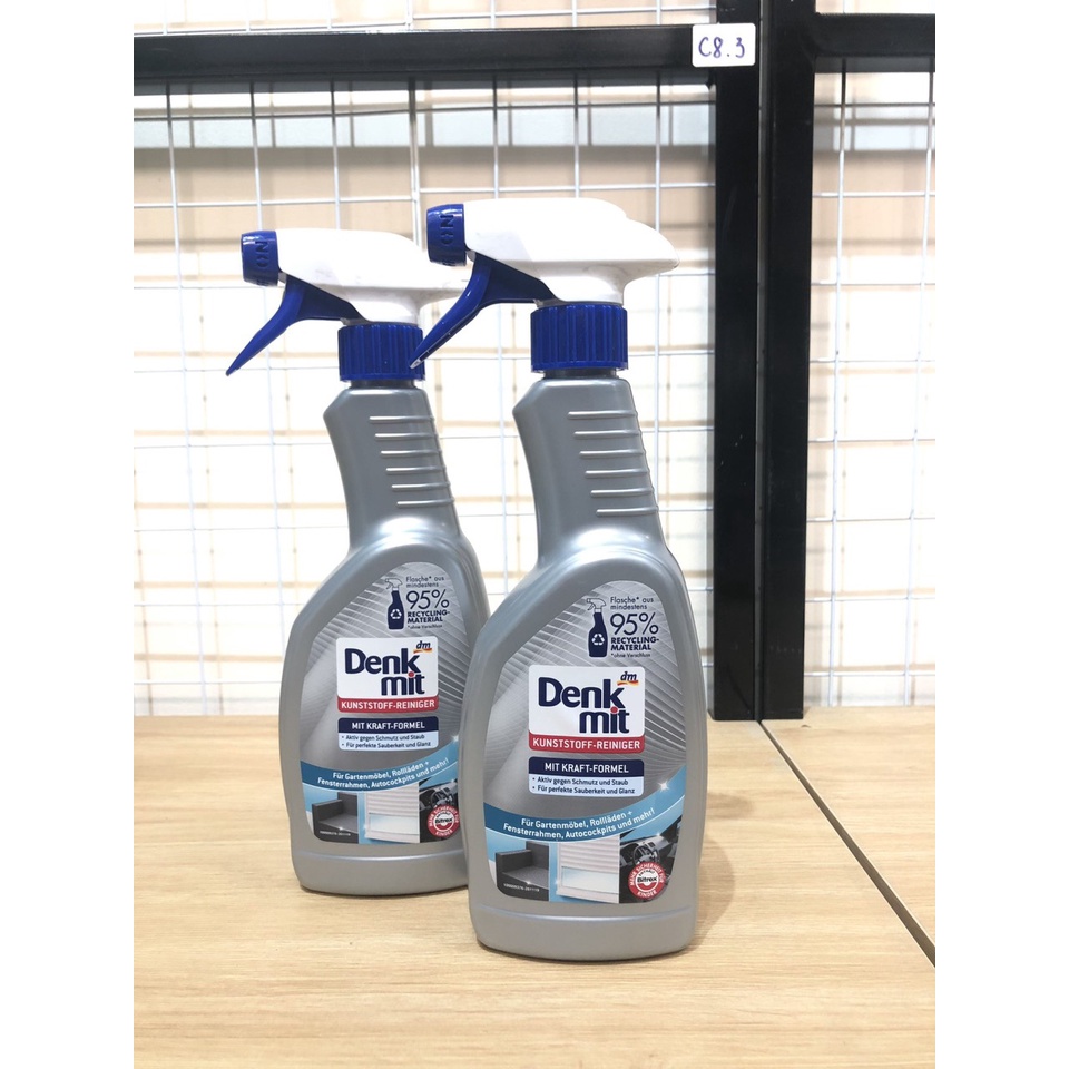 DUNG DỊCH LÀM SẠCH ĐỒ NỘI THẤT - ĐỒ NHỰA DENKMIT 500ml
