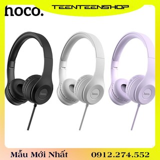 Headphone Tai nghe chụp tai có míc dàm thoại Hoco W21 hàng chính hãng
