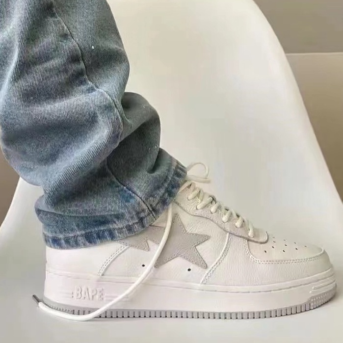 Bape Giày Thể Thao Nam Nữ SK8 Cá Tính