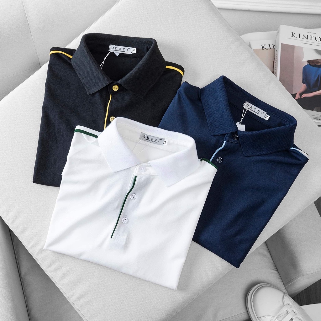 Áo thun polo nam vải cá sấu mịn mát mặc thoải mái APOLO14