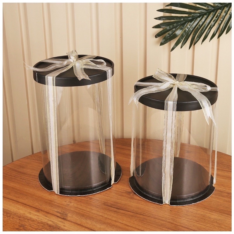 Hộp trụ mika đóng gói quà tặng