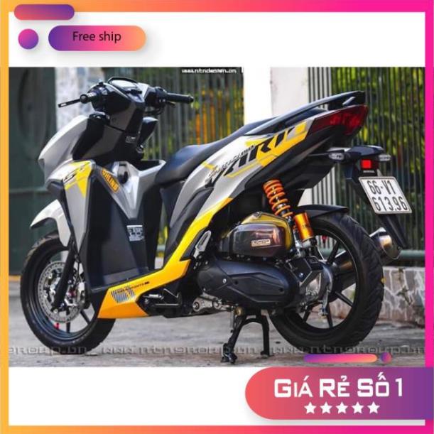 FREE SHIP + QUÀ TẶNG Tem rờixe Vario 150 malay bạc vàng