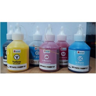 🍀 mực in màu epson - mực dầu estar uv 100ml dùng cho máy in phun màu epson t50 / t60 / l310 / l805 / l1800...