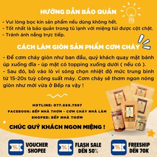 CƠM CHÁY NƯỚC MẮM SÀI GÒN 250G - BẾP NHÀ THƠM