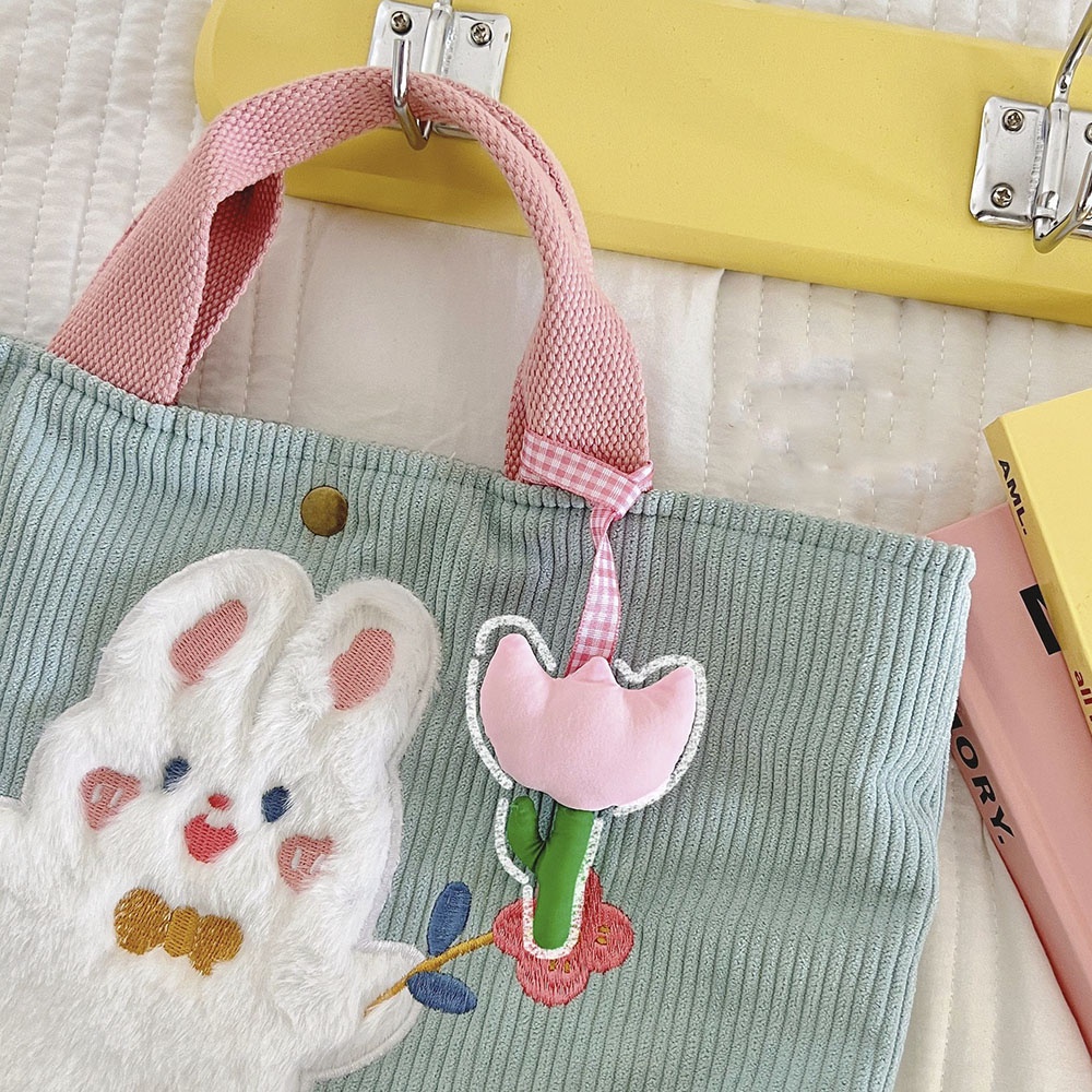 Móc Khóa Hình Hoa Tulip Màu Kẹo Đơn Giản Dễ Thương