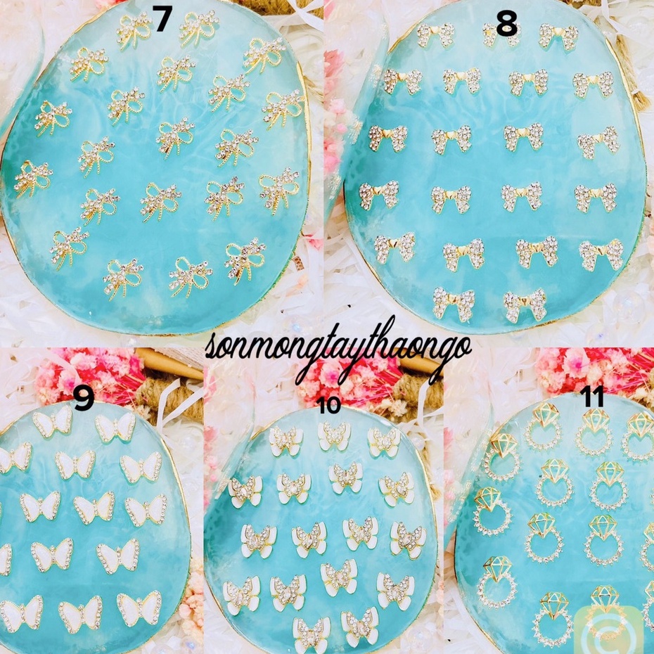 (Hàng mới về) Charm xinh đính móng dành cho Nail 7k/cái