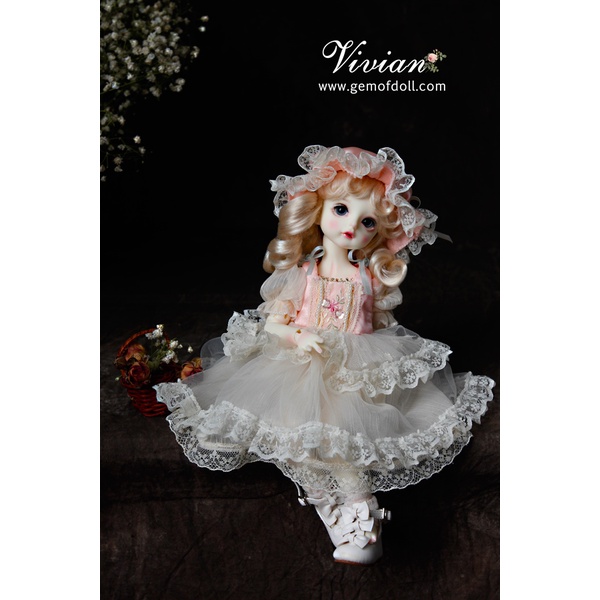 Giày cao gót đính giày búp bê bjd 1/6 1/8 giày búp bê bjd bộ sưu tập giày đá quý chính thức