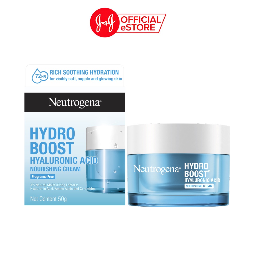 Combo 2 Kem dưỡng ẩm cấp nước cho da khô Neutrogena Hydro Boost Hyaluronic Acid Nourishing Cream 50g