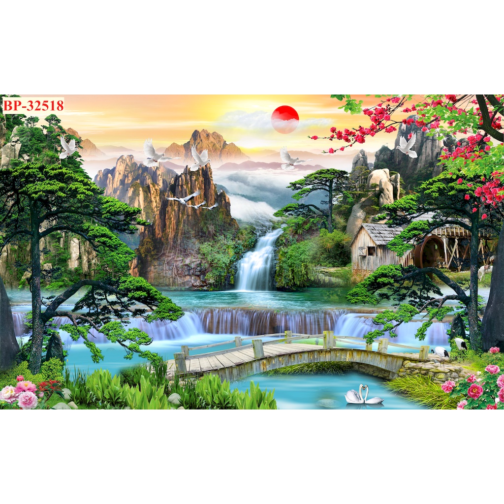 Tranh Sơn Thủy Nhiều Mẫu cao cấp Lựa Chọn